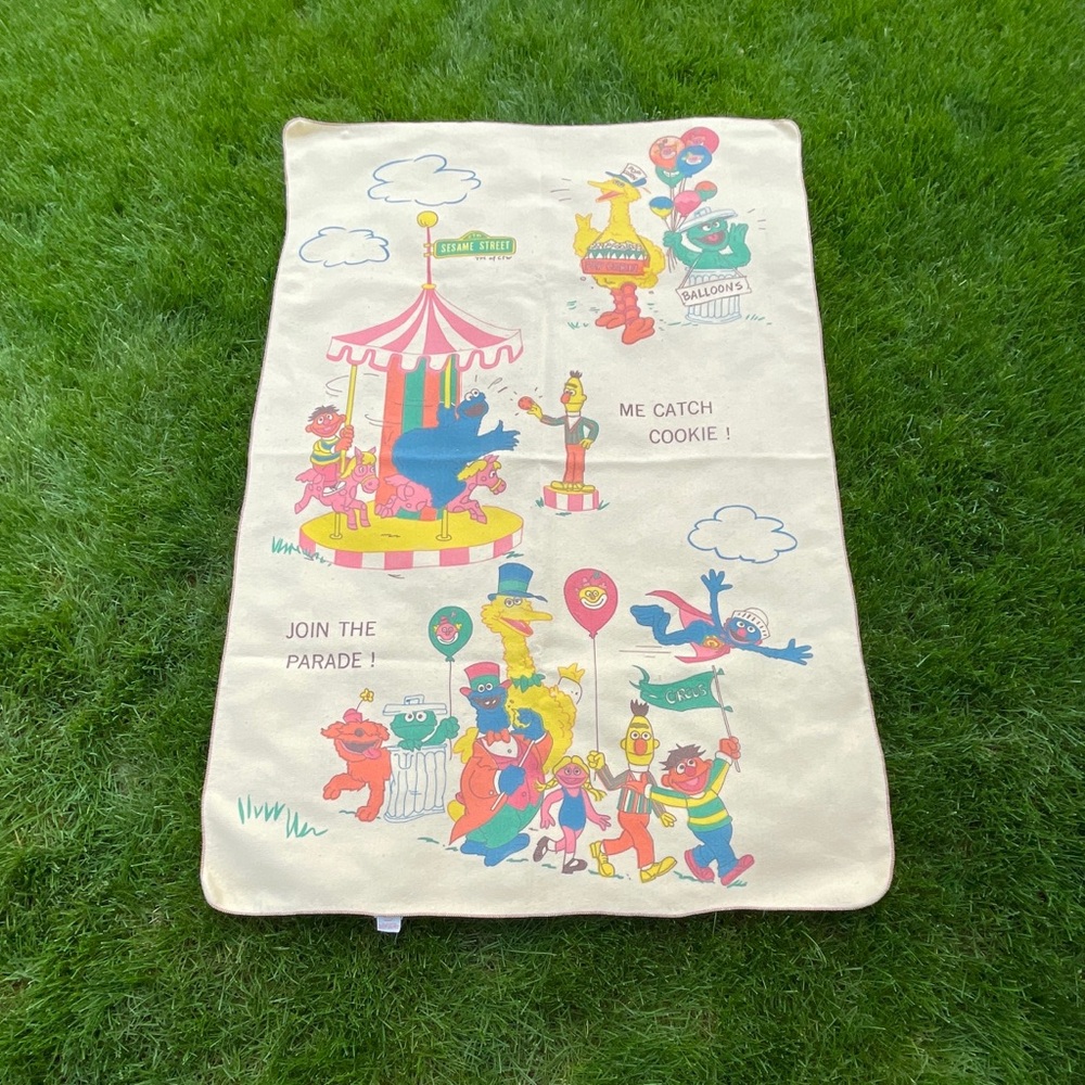Vintage Sesame Street blanket